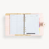 A5 Vegan Leather Planner: Blush