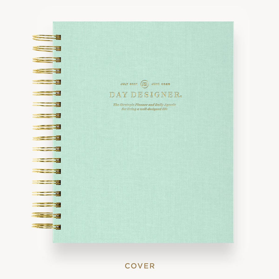 2025-26 Daily Planner: Sage Bookcloth