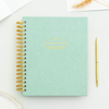 Day Designer 2024 daily planner: Sage Bookcloth beautiful cover agenda book