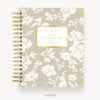 Day Designer 2025-26 daily planner: Silhouette hard cover, gold wire binding