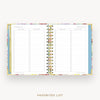 Day Designer 2026 mini weekly planner: oh so lovely cover with favorite books and movies pages