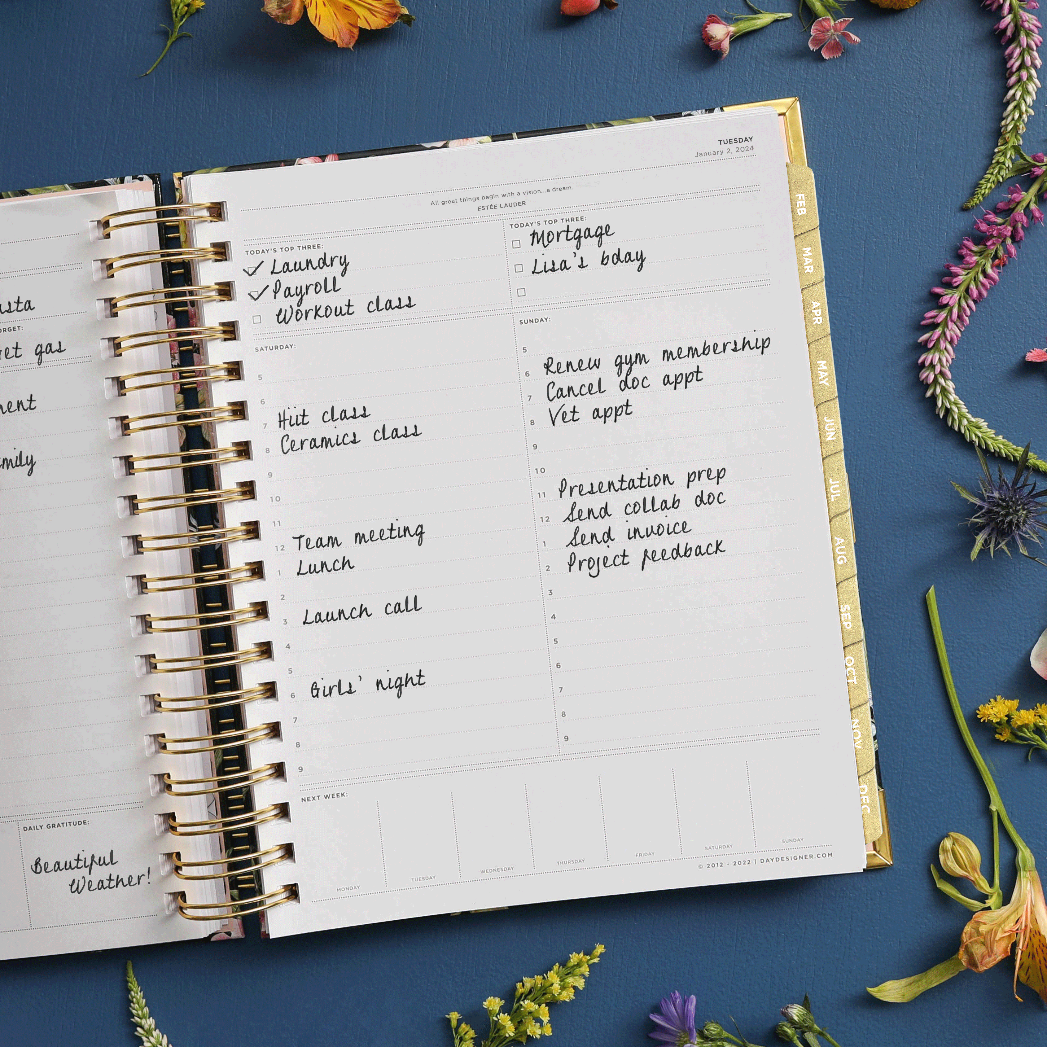 Notebook Planner Examples Daily Planner Notebook
