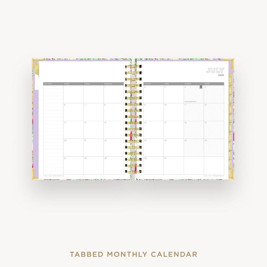 Day Designer 2026-27 weekly planner: Belle Vie cover with monthly calendar