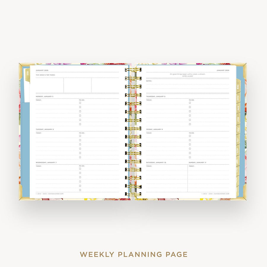 Day Designer 2026 mini weekly planner: oh so lovey cover  with weekly planning pages