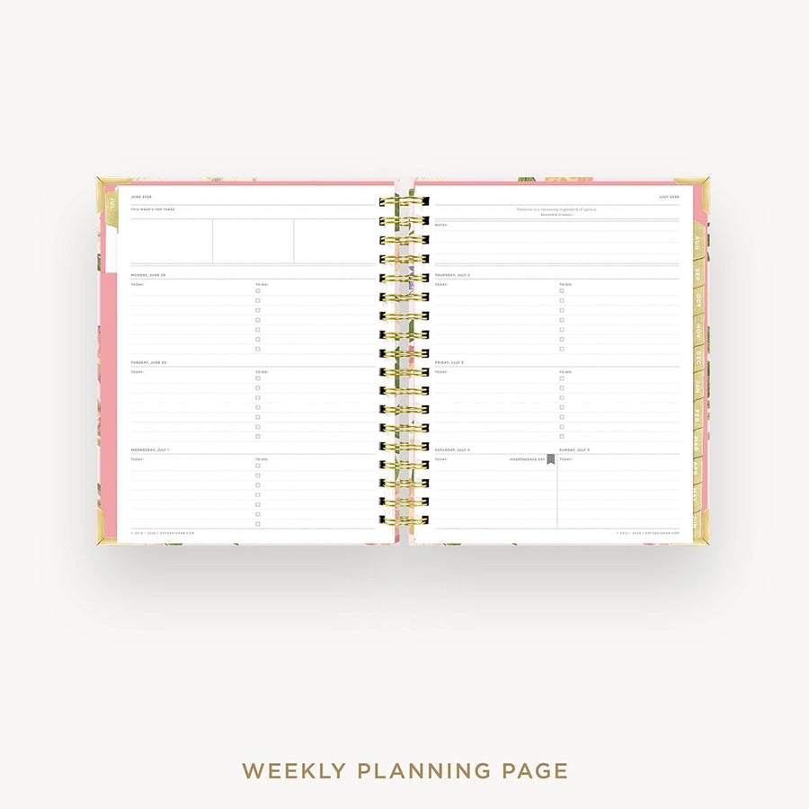 Day Designer 2026-27 weekly planner: Heirloom cover  with weekly planning pages