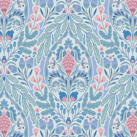2027 Daily Planner: Olivia Damask