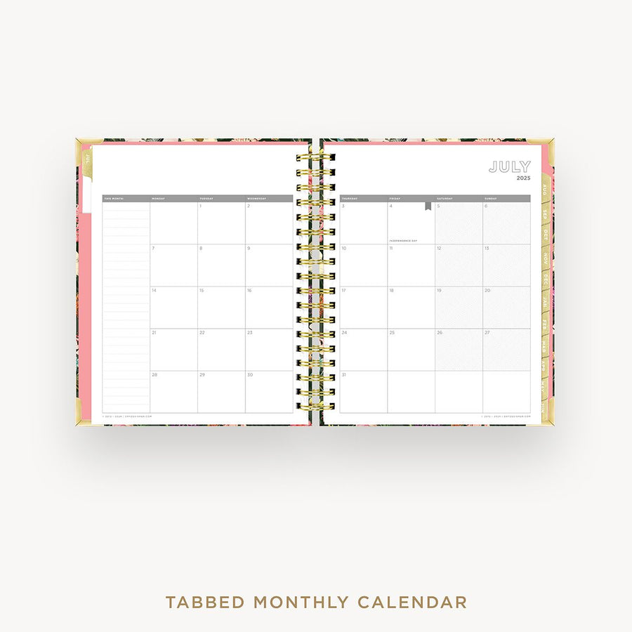 Day Designer 2025-26 daily planner: Alexandra cover with monthly calendar