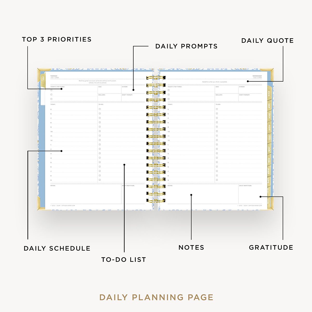 2025-26 Daily Planner: Alicia