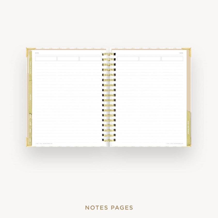 Day Designer 2026-27 weekly planner: Ticking Stripe cover with note-taking pages