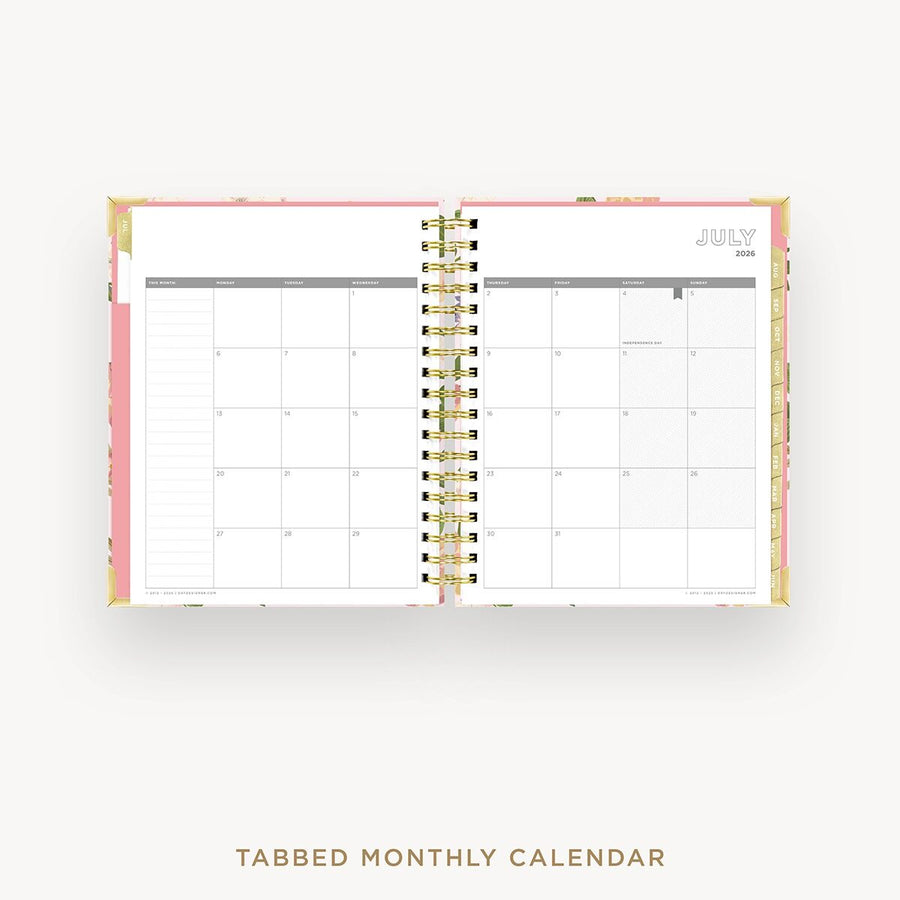 Day Designer 2026-27 weekly planner: Heirloom cover with monthly calendar