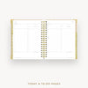Day Designer 2026-27 weekly planner: Ticking Stripe cover with undated daily planning pages
