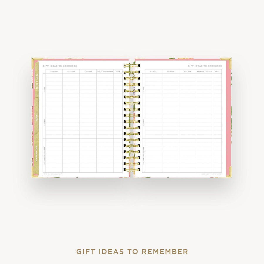 Day Designer 2026-27 weekly planner: Heirloom cover with gift ideas pages