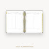 Day Designer 2025-26 daily planner: Classic Black cover with daily planning page