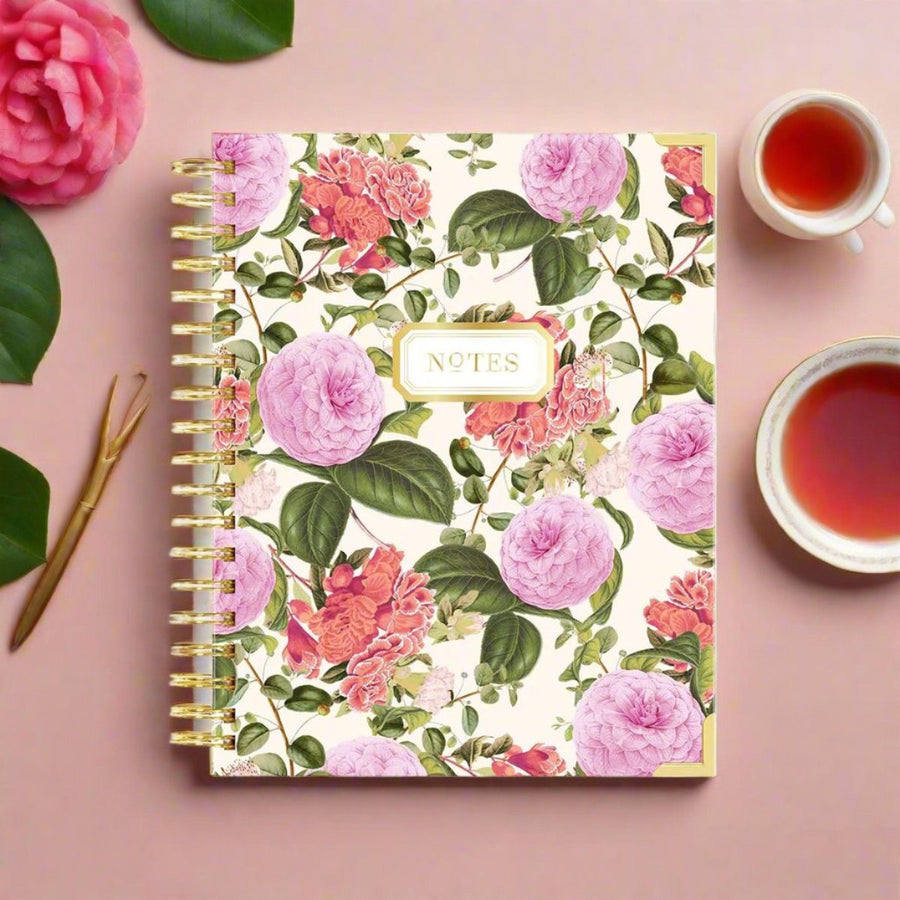 Lined Notebook: Camellia