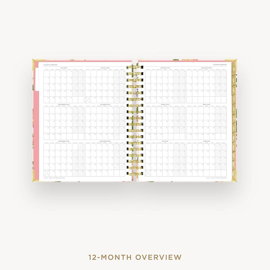 Day Designer 2026-27 weekly planner: Heirloom cover with 12 month calendar