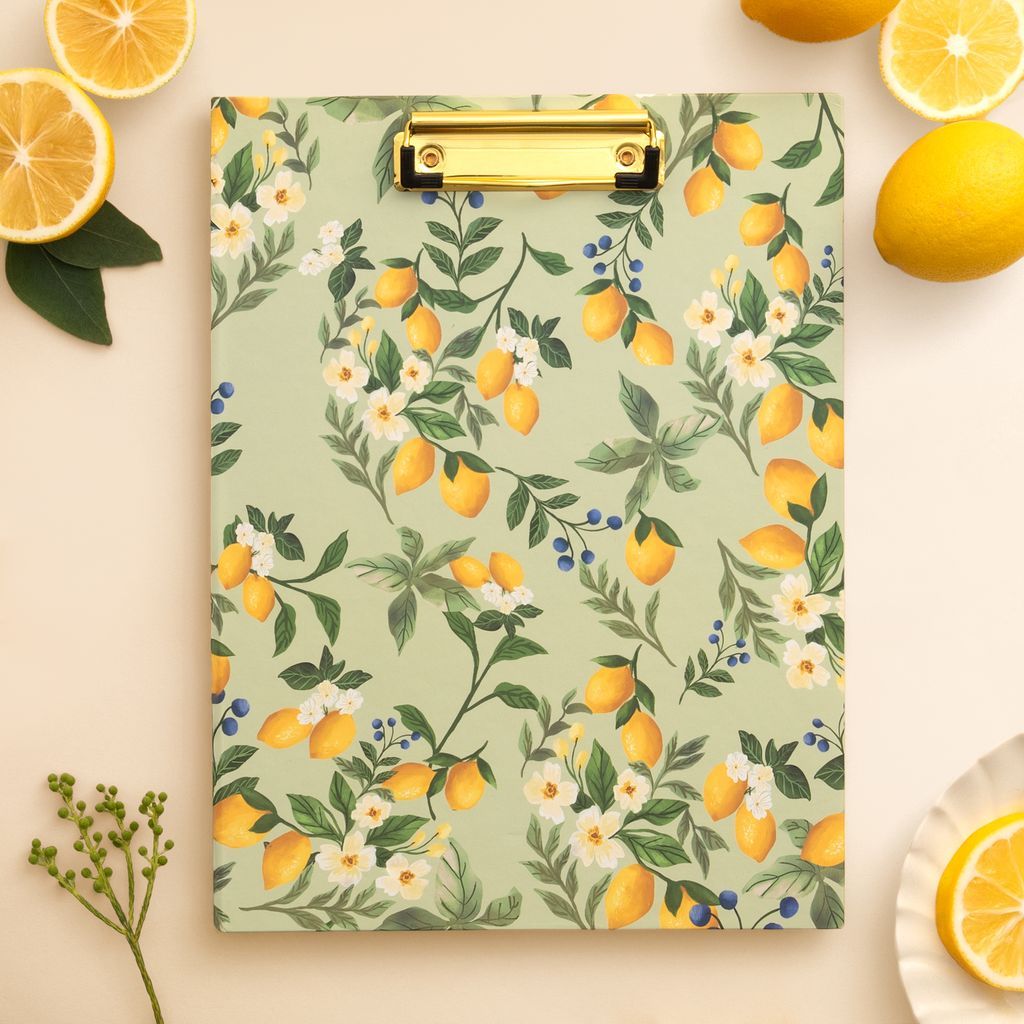 Clipfolio: Lemon Floral Sage