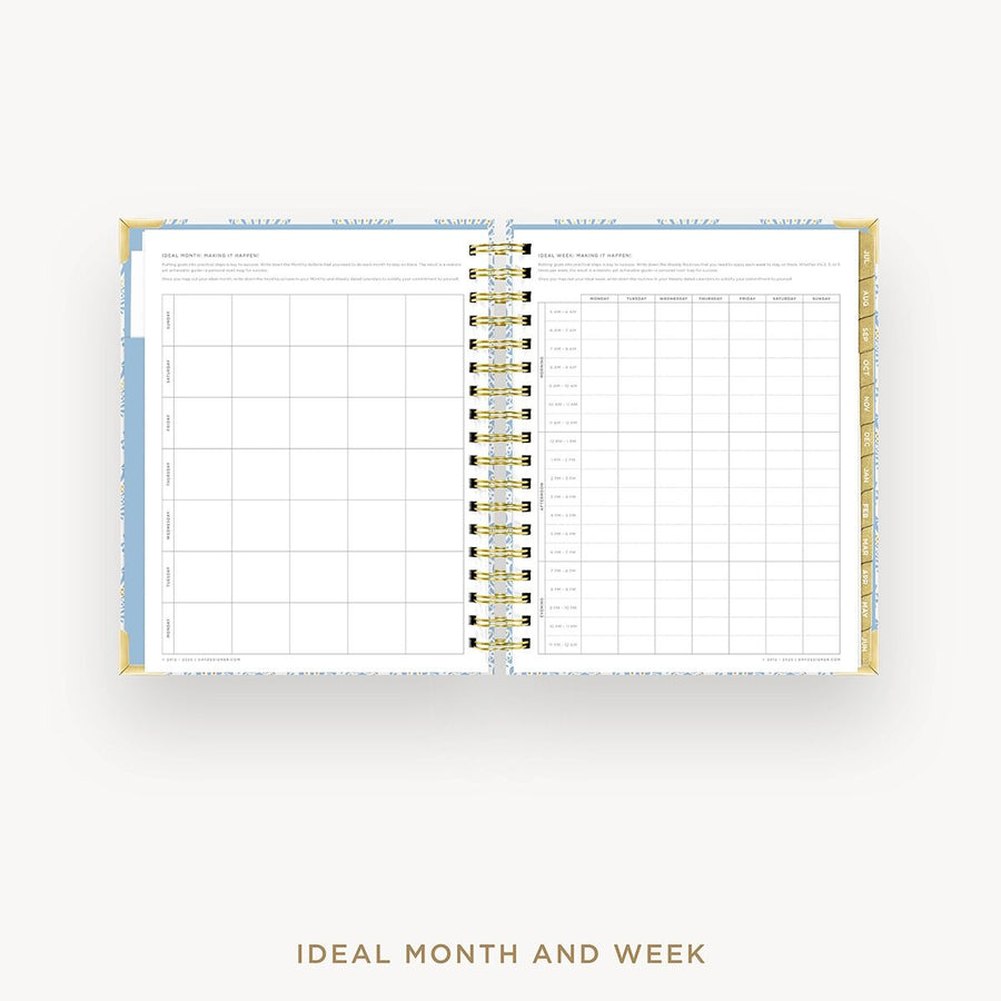 Day Designer 2026-27 weekly planner: Grand Shell cover with ideal week worksheet