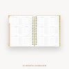 Day Designer 2026-27 weekly planner: Ticking Stripe cover with 12 month calendar