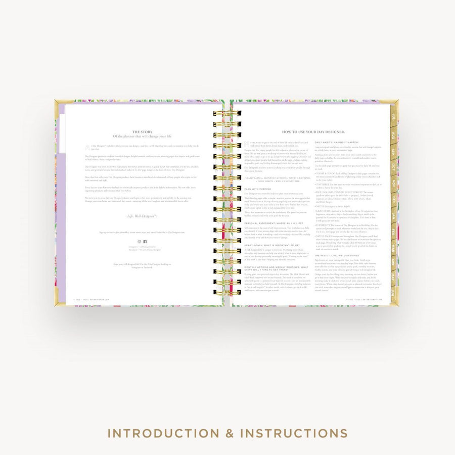 Day Designer 2026-27 weekly planner: Belle Vie cover with introduction