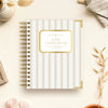Day Designer 2026-27 mini weekly planner: Ticking Stripe beautiful cover agenda book