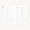 A5 Quarterly Planner Inserts: Dated Day on One Page (Q3 2026: July - September 2026)