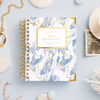 Day Designer 2025 mini weekly planner: Azure beautiful cover agenda book