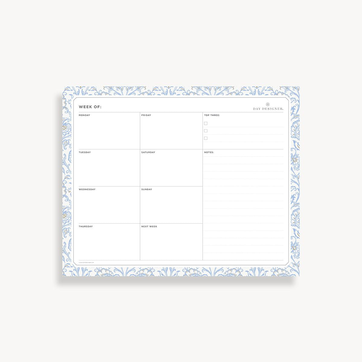 Weekly Planning Pad: Alicia