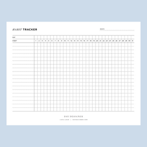 Free Habit Tracker Printable