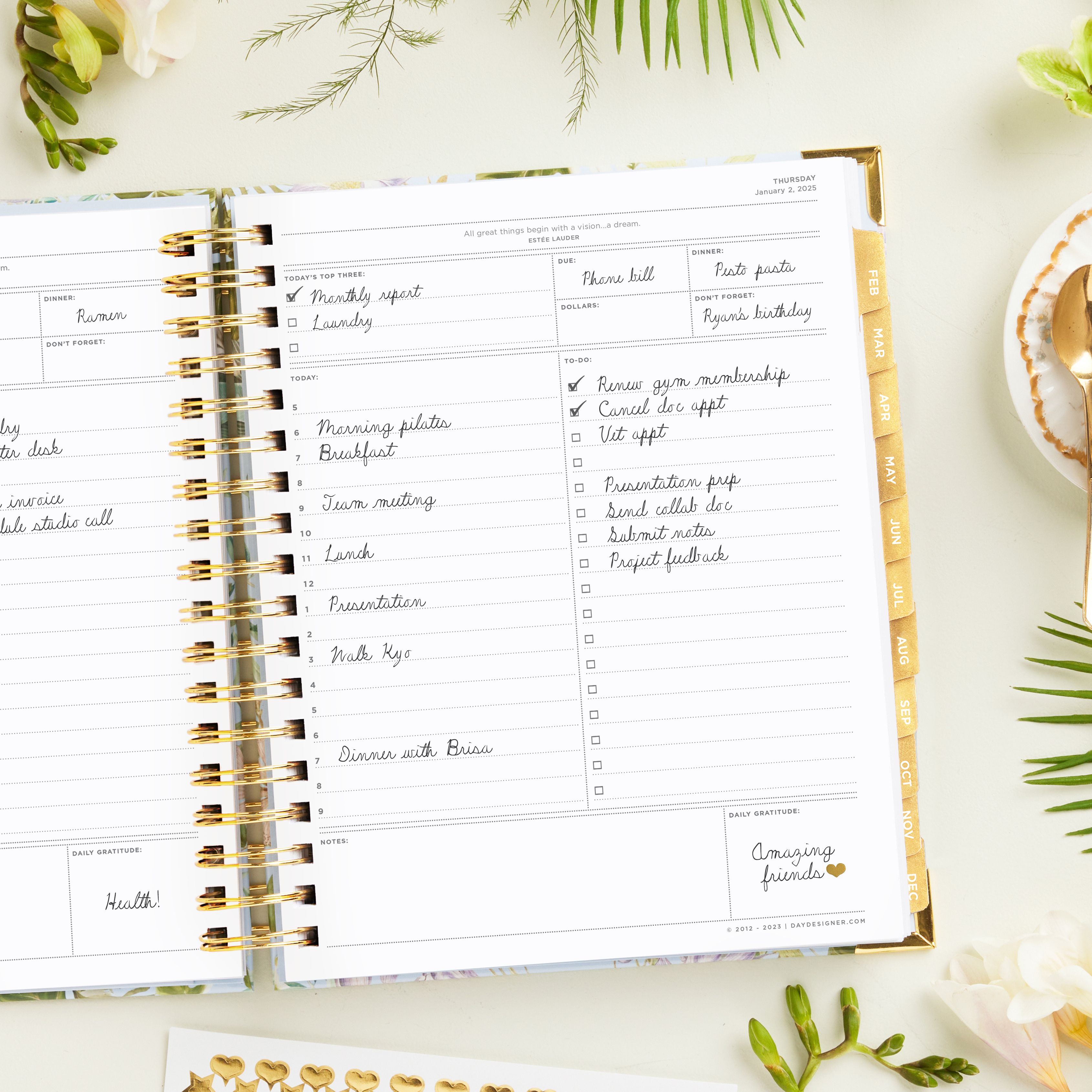 2025 Daily Planner: Palmetto