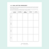 Free 2025 Goal-Setting Worksheet Printable