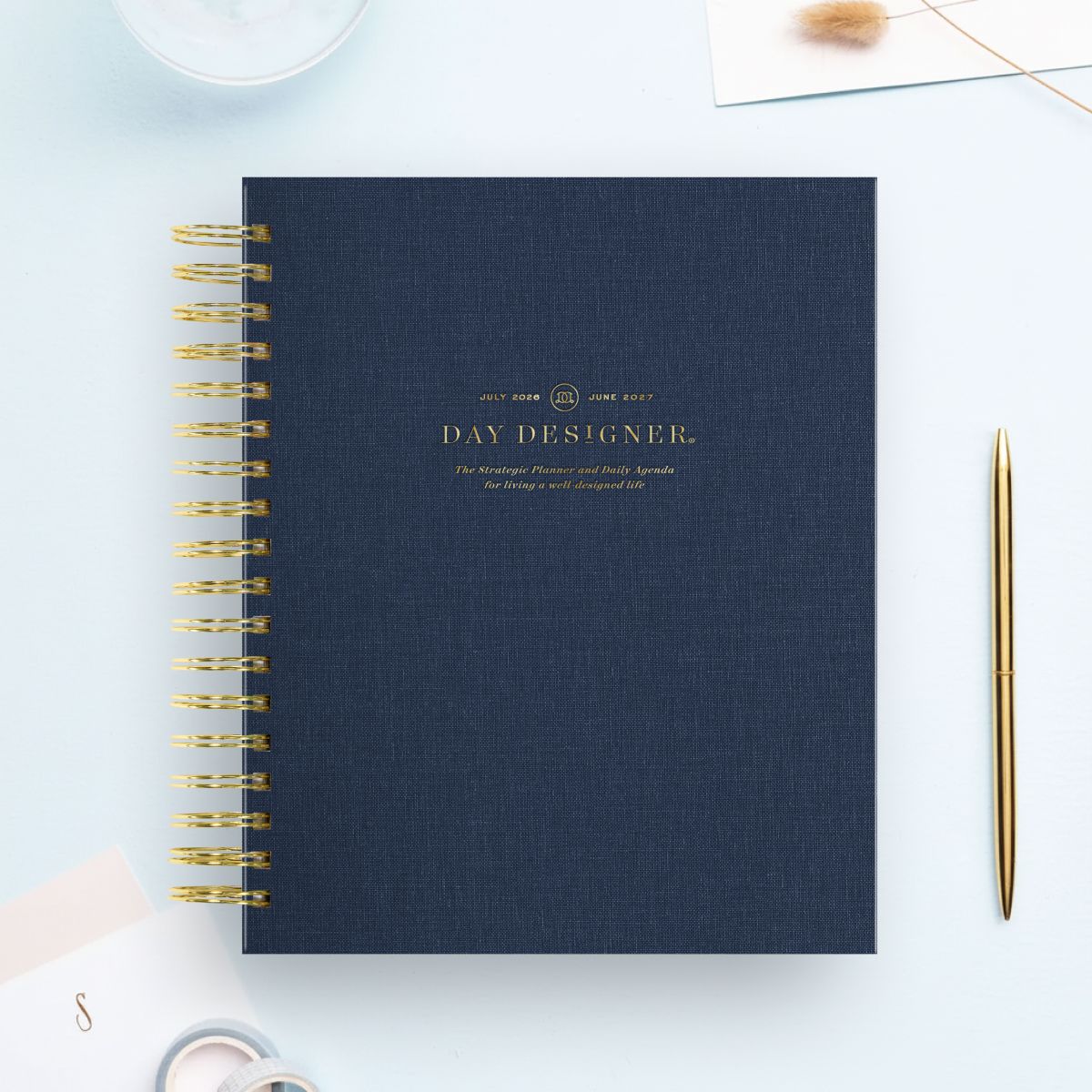 2026-27 Daily Planner: Navy Bookcloth