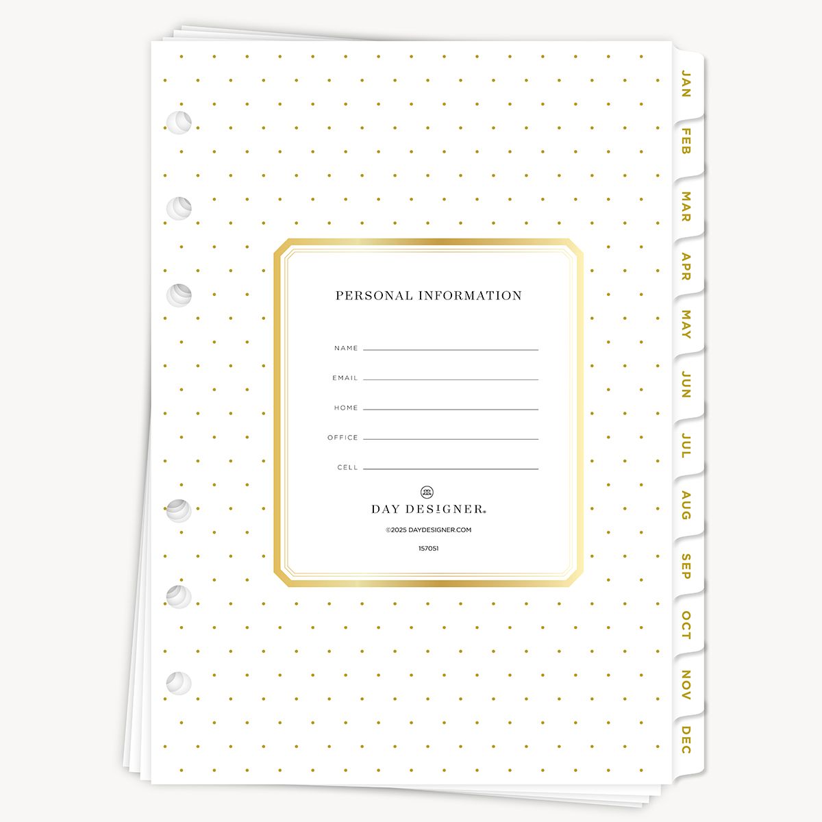 A5 Planner Inserts: 2026 Monthly Calendar (Calendar Year)