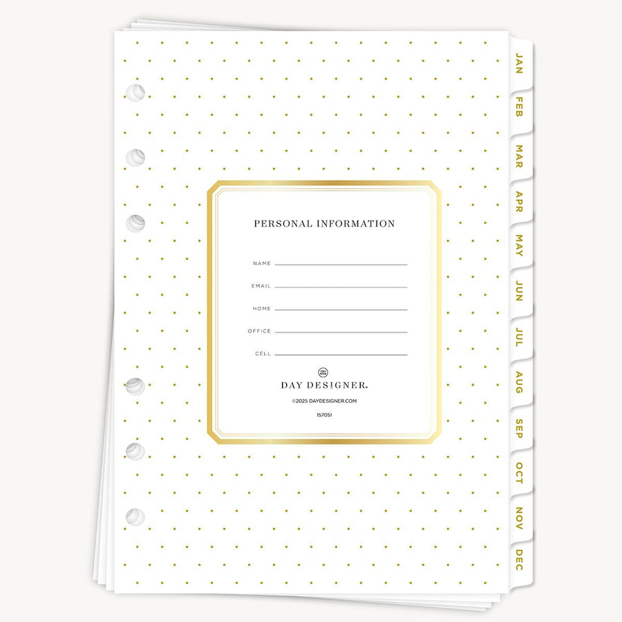 A5 Planner Inserts: 2026 Monthly Calendar (Calendar Year)