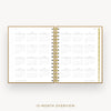 Day Designer 2025-26 mini daily planner: Caramel Latte cover with 12 month calendar