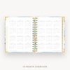 Day Designer 2025-26 mini daily planner: Sea and Sky cover with 12 month calendar