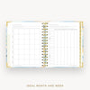 Day Designer 2025-26 mini daily planner: Sea and Sky cover with ideal week worksheet
