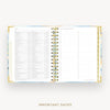 Day Designer 2025-26 mini daily planner: Sea and Sky cover with holidays page