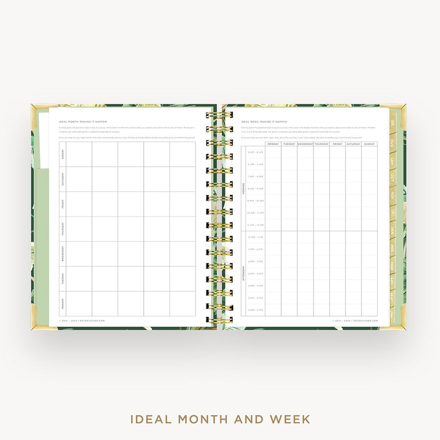 Day Designer 2025-26 mini daily planner: St. Barts cover with ideal week worksheet