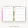 Day Designer 2025-26 mini daily planner: Ula Bloom cover with 12 month calendar