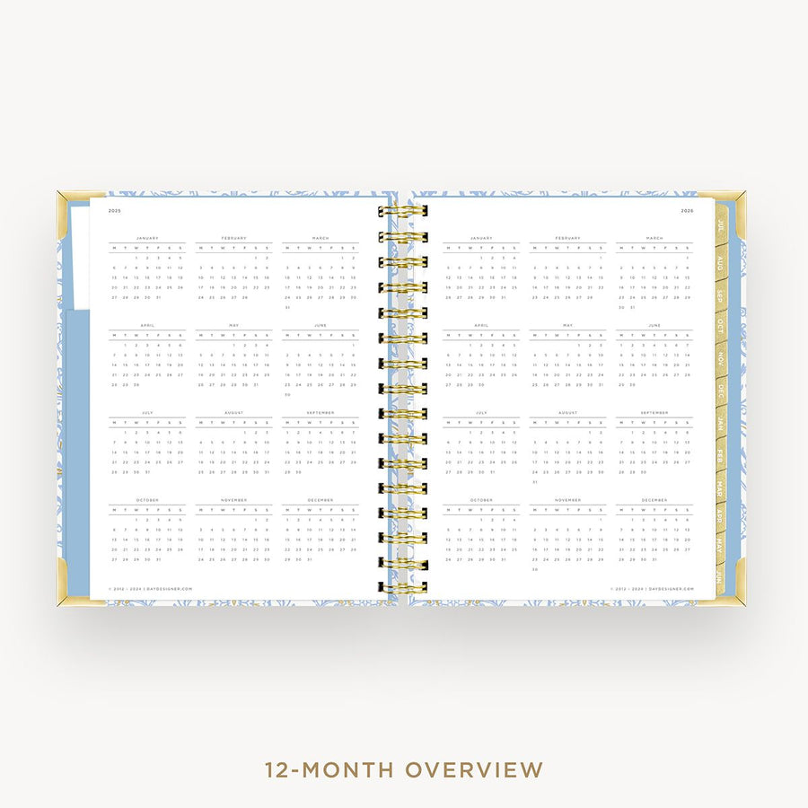 Day Designer 2025-26 mini weekly planner: Alicia cover with 12 month calendar