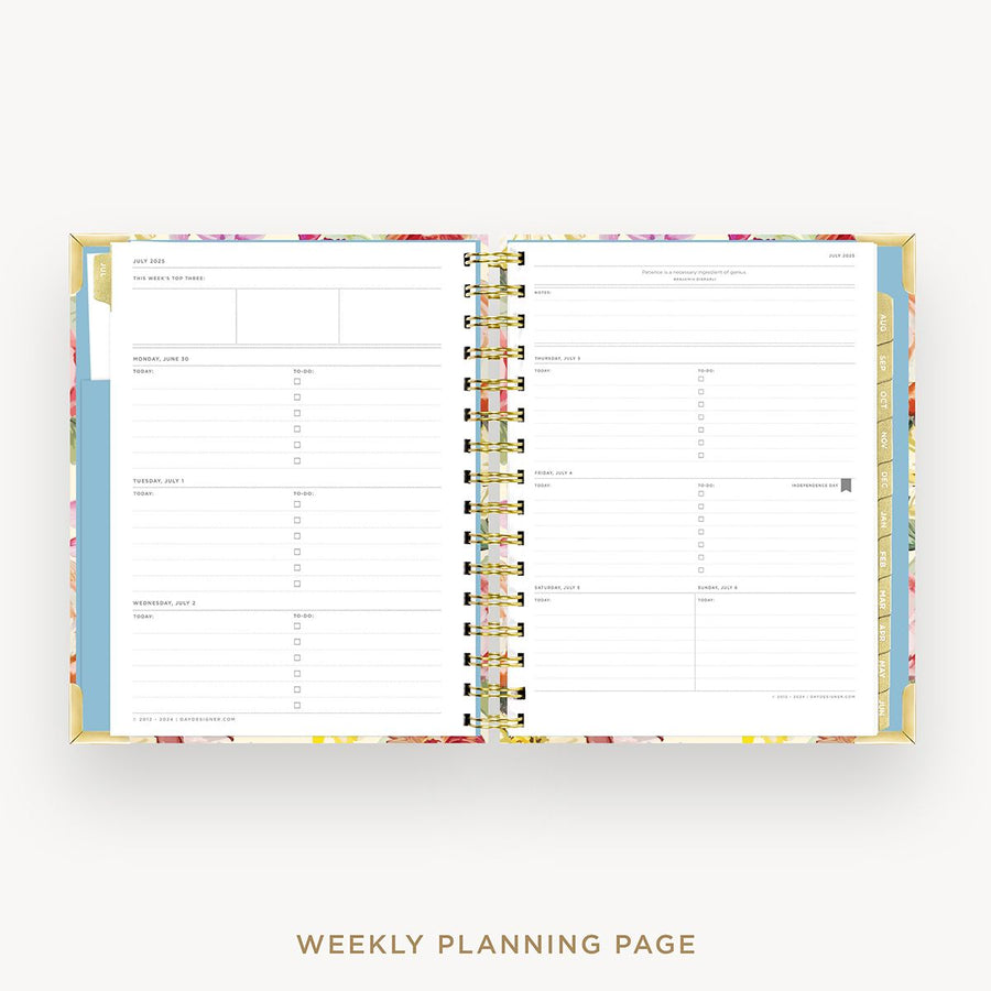 Day Designer 2025-26 mini weekly planner: Oh So Lovely cover  with weekly planning pages