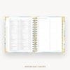 Day Designer 2025-26 mini weekly planner: Sea and Sky cover with holidays page