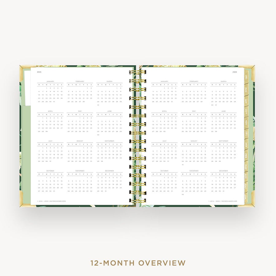 Day Designer 2025-26 mini weekly planner: St. Barts cover with 12 month calendar