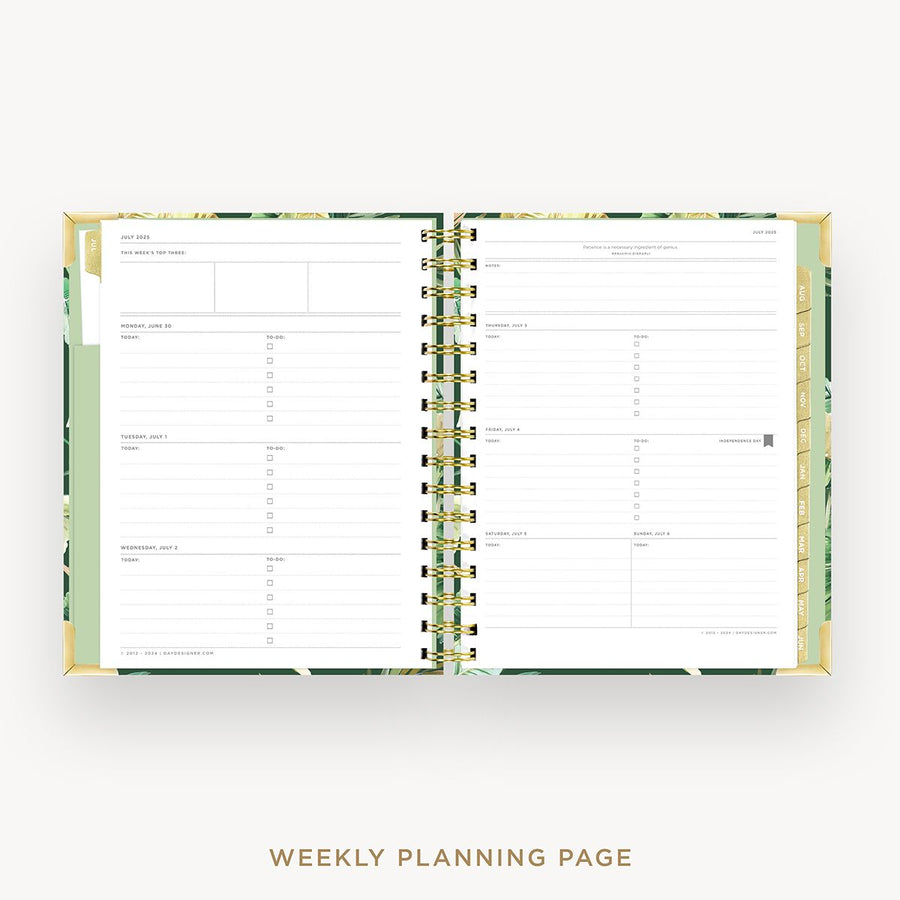 Day Designer 2025-26 mini weekly planner: St. Barts cover  with weekly planning pages