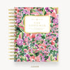 Day Designer 2025-26 mini weekly planner: Ula Bloom hard cover, gold wire binding