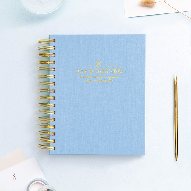 2025 Mini Daily Planner: Chambray Bookcloth