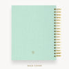Day Designer 2026-27 daily planner: Sage Bookcloth back cover with gold detail