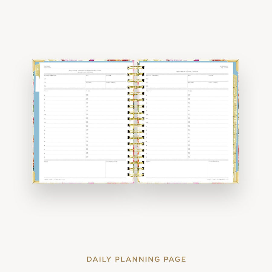 Day Designer 2025-26 daily planner: Oh So Lovely cover with daily planning page