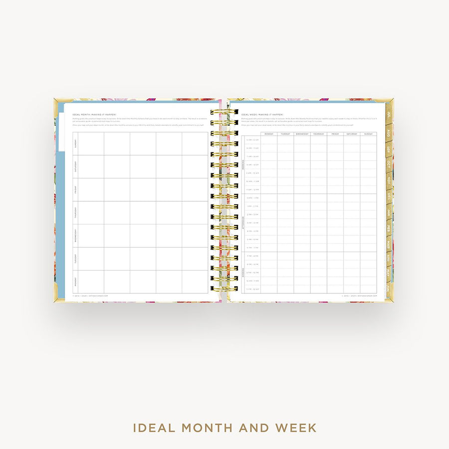 Day Designer 2025-26 daily planner: Oh So Lovely cover with ideal week worksheet