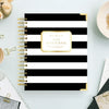 Day Designer 2026-27 weekly planner: Black Stripe beautiful cover agenda book